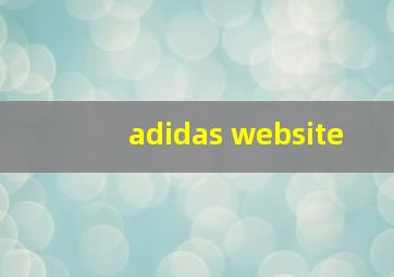 adidas website